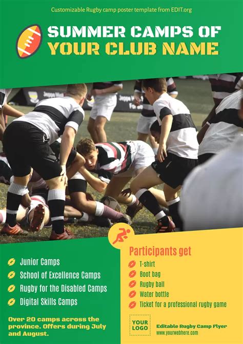 Free Rugby Flyer Templates .